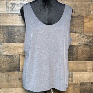 Sigrid Olsen Women's Gray Tank Sleeveless Shirt Top XL Extra Large